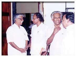 Prof. M.R Chandra sekharan, Prof. Alexander Sacharias, Dr. C.P Sivadasan